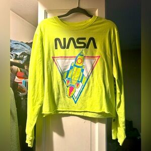 Chemistry neon Yellow ls t shirt